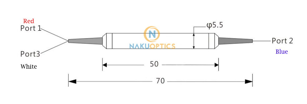 1310nm 1550nm fiber circulator